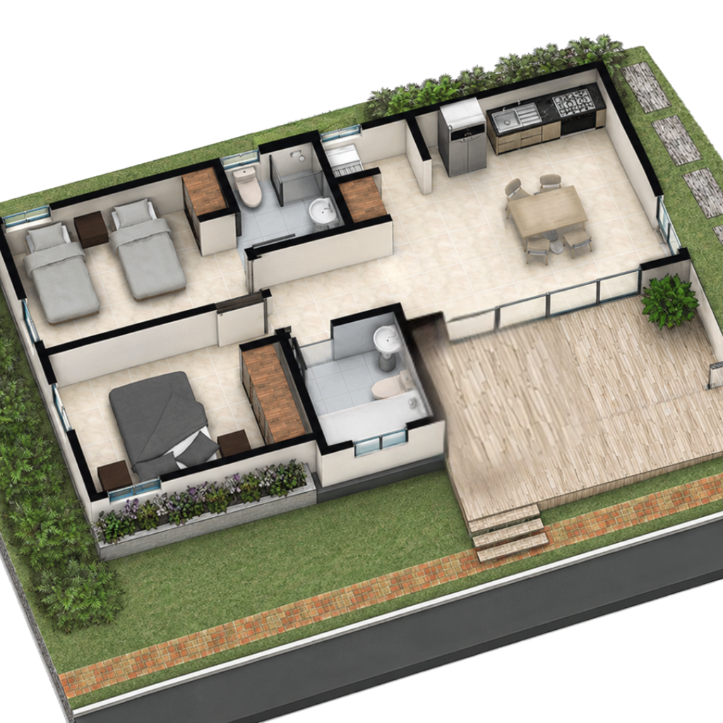JDM - Beach House 3 Area total 69 M2 (2)