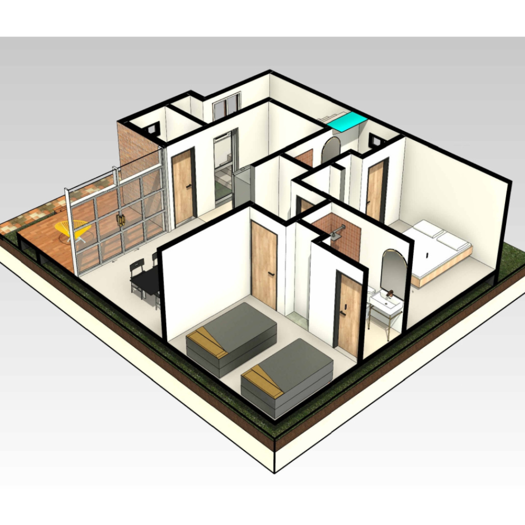 JDM - Beach House 3 Area total 69 M2 (3)