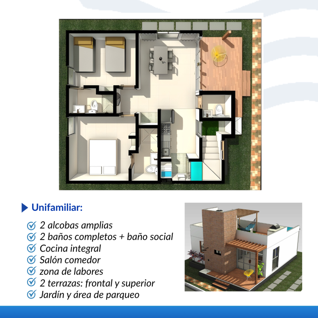 JDM - Beach House 3 Area total 69 M2 (4)